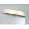 Curve Bathroom Wall Light Frosted Glass Switched 2 x 7W LED Candle E14 for Above Mirror Lighting, Astro 1010001