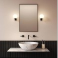Sagara Polished Chrome Bathroom Wall Light with a Acid Etched Glass Globe Diffuser 1 x 3W LED G9, Astro 1168001
