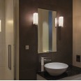 Taketa Polished Chrome Bathroom Wall Light with Acid Etched Glass Diffuser 7W LED Candle E14, Astro 1169001