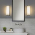 Monza Classic 250 IP44 Bathroom Wall Light in Polished Chrome and White Opal Glass Diffuser 20W E27/ES Astro 1194003