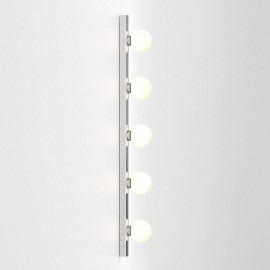 Cabaret 5 II Globe Bathroom Wall Light in Polished Chrome IP44 rated using 5x 3W max G9 Lamps, Astro 1087010