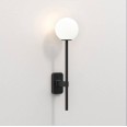 Tacoma Single Grande Bathroom Wall Lamp in Matt Black (no Shade) 1 x 3W Max LED G9 IP44 rated, Astro 1429006