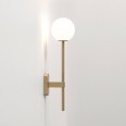 Tacoma Single Grande Bathroom Wall Lamp in Antique Brass (no Shade) 1 x 3W Max LED G9 IP44 rated, Astro 1429009
