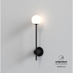 Orb Single Bathroom Wall Light in Polished Chrome using 3W max. LED G9 IP44, Astro 1424002