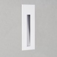 Borgo 43 Recessed Wall LED Light IP65 in Matt White 1W 14lm 3000K Dimmable Astro 1212017
