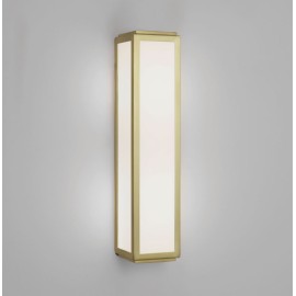 Mashiko 360 Classic Bathroom Wall Light IP44 in Matt Gold with White Diffuser 2 x E14 40W, Astro 1121037