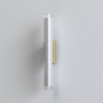 io 665 LED Bathroom Wall Light in Matt Gold with Glass Diffuser 8.2W LED 3000K Dimmable IP44 Astro 1409008