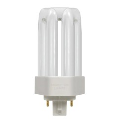 13W 4000K Triple Turn CFL TE-Type (PLT) 4-Pin Non-Dimmable Fluorescent Lamp, Crompton Lamps CLTE13SCW