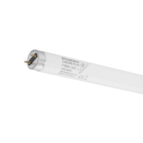 25W T8 Fluorescent Tube Dimmable 25 x 740mm offering 4000K Cool White 840 2200lm Light, Sylvania 000877