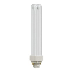 26W 3500K CFL Double Turn DE-Type G24q-3 4-Pin Dimmable Compact Fluorescent Lamp Crompton Lamps CLDE26SW