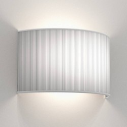 Cambria 180 Shade in White (Pleated) for the Backplate 3 Wall Bracket, Astro 5038010
