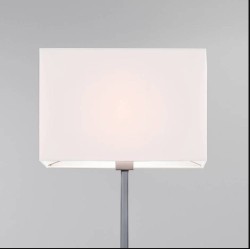 Rectangle 400 White Fabric Shade 265 x 400 x 225mm with E27/ES ring for Park Lane Floor Lamps, Astro 5001002