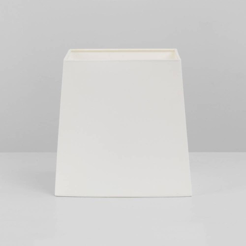 Azumi Tapered Square 210 White Fabric Shade with a E27/ES Shade Ring, Astro 5003001
