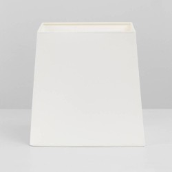 Azumi Tapered Square 300 White Fabric Shade with a E27/ES Shade Ring, Astro 5003003