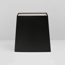 Tapered Square 175 Black Fabric Shade with E27/ES Shade Ring and E14 Reducer, Azumi / Lambro Astro 5005002