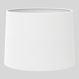 Tapered Round 215 White Fabric Shade 145mm x 215mm Dia with E27/ES Shade Ring, Astro 5006001 Azumi / Momo