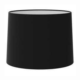 Azumi / Momo Tapered Round 215 Black Fabric Shade 145mm x 215mm Dia with E27/ES Shade Ring, Astro 5006002