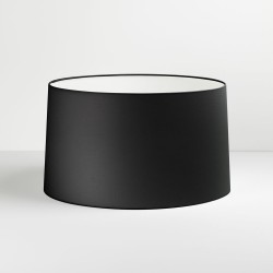 Tapered Round 440 Black Fabric Shade with E27/ES Shade Ring for Azumi/Telegraph Floor Lamps, Astro 5009004