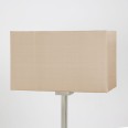 Rectangle 285 Oyster Fabric Shade 170 x 285 x 150mm with E27/ES ring for Park Lane Lamps, Astro 5001007