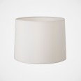 Tapered Drum 177 White Fabric Shade (round) with E27/ES Shade Ring and E14 Shade Reducer, Astro 5013001