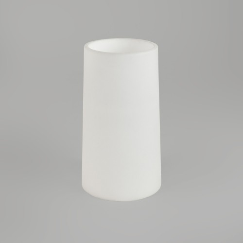 Cone 240 White Glass Shade IP44 with E27/ES Ring for Riva 350 Bathroom Wall Lamp, Astro 5018007