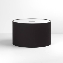 Drum 420 Black Fabric Shade with E27/ES Shade Ring 250mm height x 420mm diameter, Astro 5016005