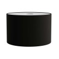 Drum 250 Black Fabric Shade with E27/ES Shade Ring for Interior Table Lights, Astro 5016008