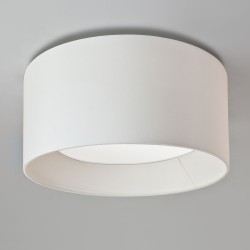 Bevel Round 600 White Fabric Shade for Astro 7057 4-Way Plate (shade only), Astro 5021001