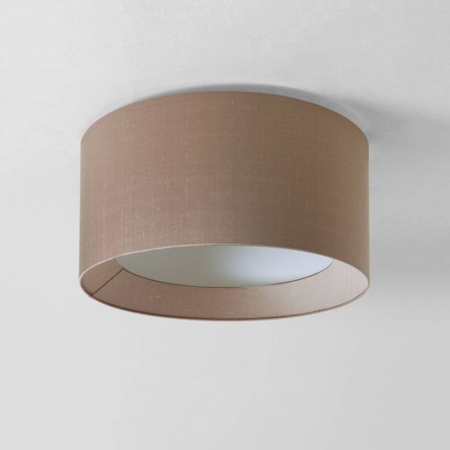 Bevel Round 450 Oyster Fabric Shade for AX7056 3-Way Flush Plate (shade only), Astro 5021011