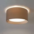 Bevel Round 450 Oyster Fabric Shade for AX7056 3-Way Flush Plate (shade only), Astro 5021011