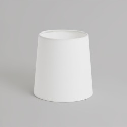 Cone 160 White Fabric Shade 160mm height x 160mm diameter with E27/ES Ring, Astro 5018008