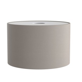 Drum 250 Putty Fabric Shade (round) with E27/ES Shade Ring for Ravello Lamps, Astro 5016019
