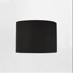 Drum 200 Black Fabric Shade with E27/ES Shade Ring 160mm height x 200mm diameter, Astro 5016021