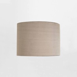 Drum 200 Oyster Fabric Shade with E27/ES Shade Ring 160mm height x 200mm diameter, Astro 5016022