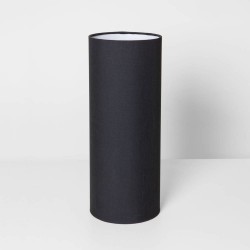 Tube 135 Black Fabric Shade with E27/ES Shade Ring for the Ravello Wall Lamps, Astro 5015004