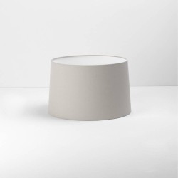 Tapered Round 320 Putty Fabric Shade with E27/ES Ring 200m x 320mm Diameter, Astro 5009005