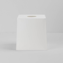 Ravello Tapered Square 175 White Shade with diffuser and E27/ES Shade Ring for the Ravello Wall Lamps, Astro 5030004