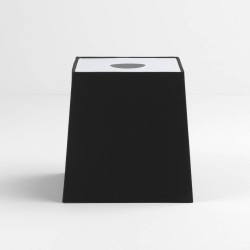 Tapered Square 195 Black Shade with diffuser and E27/ES Shade Ring for the Ravello Table Lamps, Astro 5030007