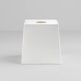 Tapered Square 195 White Shade with diffuser and E27/ES Shade Ring for the Ravello Table Lamps, Astro 5030008