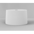 Tapered Round 330 White Fabric Shade with E27/ES Shade Ring for Telegraph Table Lamps, Astro 5035006