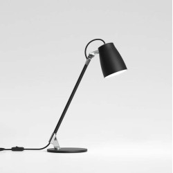 Atelier Desk Light in Matt Black using 1 x 12W max. LED E27/ES with Switch IP20 Dimmable, Astro 1224061