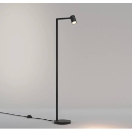 Ascoli Floor Lamp in Matt Black IP20 rated 1 x 6W LED GU10 with Switch on Cord, Astro 1286087