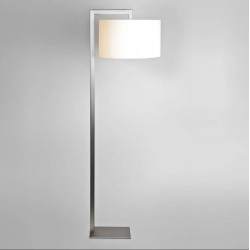 Ravello Matt Nickel Floor Lamp using 1 x 12W max. LED E27/ES Switched (no shade) Astro 1222002