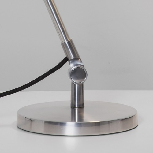Atelier Desk Base in Polished Aluminium for Atelier Desk Lamp, IP20 Round Desk base Astro 1224004