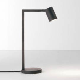 Ascoli Bronze Desk Lamp using GU10 LED Lamp, Switched Table Lamp with 2m Cord, Astro 1286024
