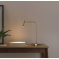 Enna Desk LED Lamp Switched in Matt Gold using 4.5W 2700K LED Lamp 2m cord, Astro 1058106