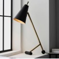 Cony Matt Antique Brass Task Table Light with Adjustable Matt Black Spotlight 1x E14/SES LED