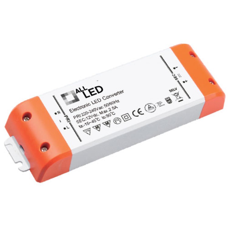 12V DC 0-15W Constant Voltage LED Driver, IP20 rated 15W 12V