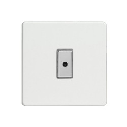 1 Gang 1 Way White Remote/Tactile Touch Control Master LED Dimmer 0-100W (1-10 LEDs) Varilight JDQE101S