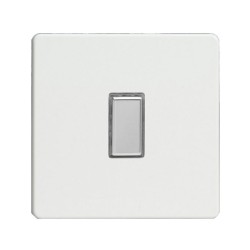 1 Gang White Tactile Touch Control Slave LED Dimmer for use with Eclique2 Master on 2-way Circuits